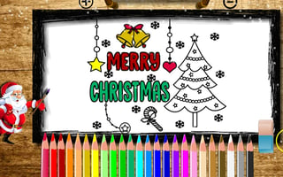 Merry Christmas Coloring Book game cover