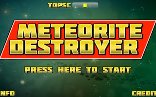 Meteorite Destroyer game cover