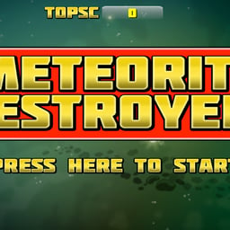 Meteorite Destroyer Online arcade Games on taptohit.com