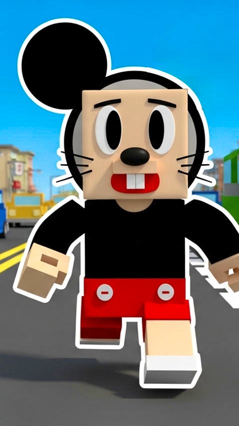 Craft Boy Runner Game