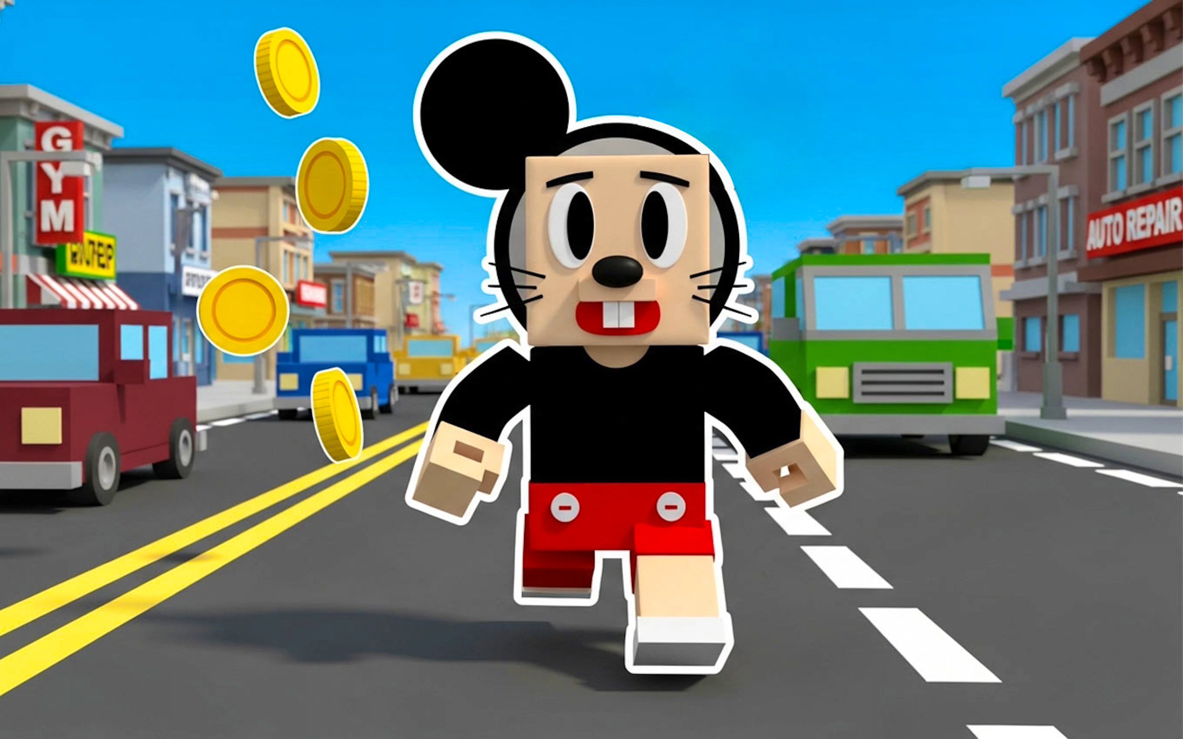 Craft Boy Runner Game