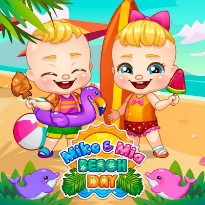 Mike And Mia Beach Day By Gamepix