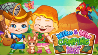 Mike And Mia Camping Day game cover