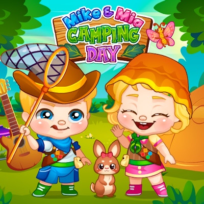Mike and Mia Camping Day By Gamepix