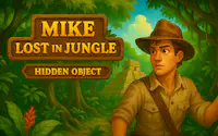 Mike Lost in Jungle - Hidden Object