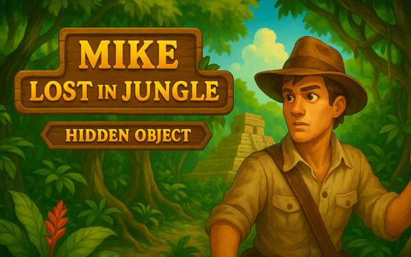 Mike Lost in Jungle – Hidden Object