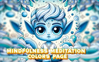 Mindfulness Meditation Colors Page