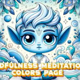 Mindfulness Meditation Colors Page