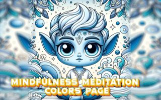 Mindfulness Meditation Colors Page game cover