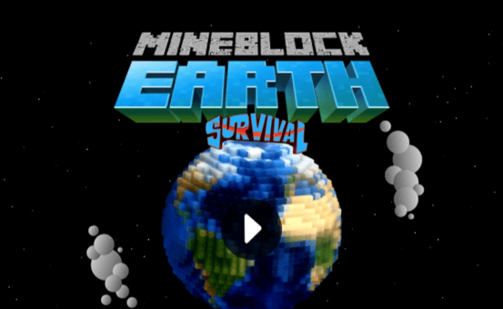 Mineblock Rotate And Fly Adventure 🕹️ Play Now on GamePix