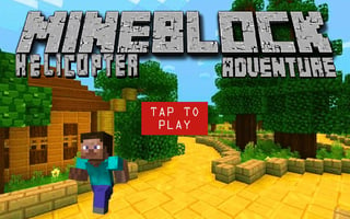 Mineblock Helicopter Adventure game cover