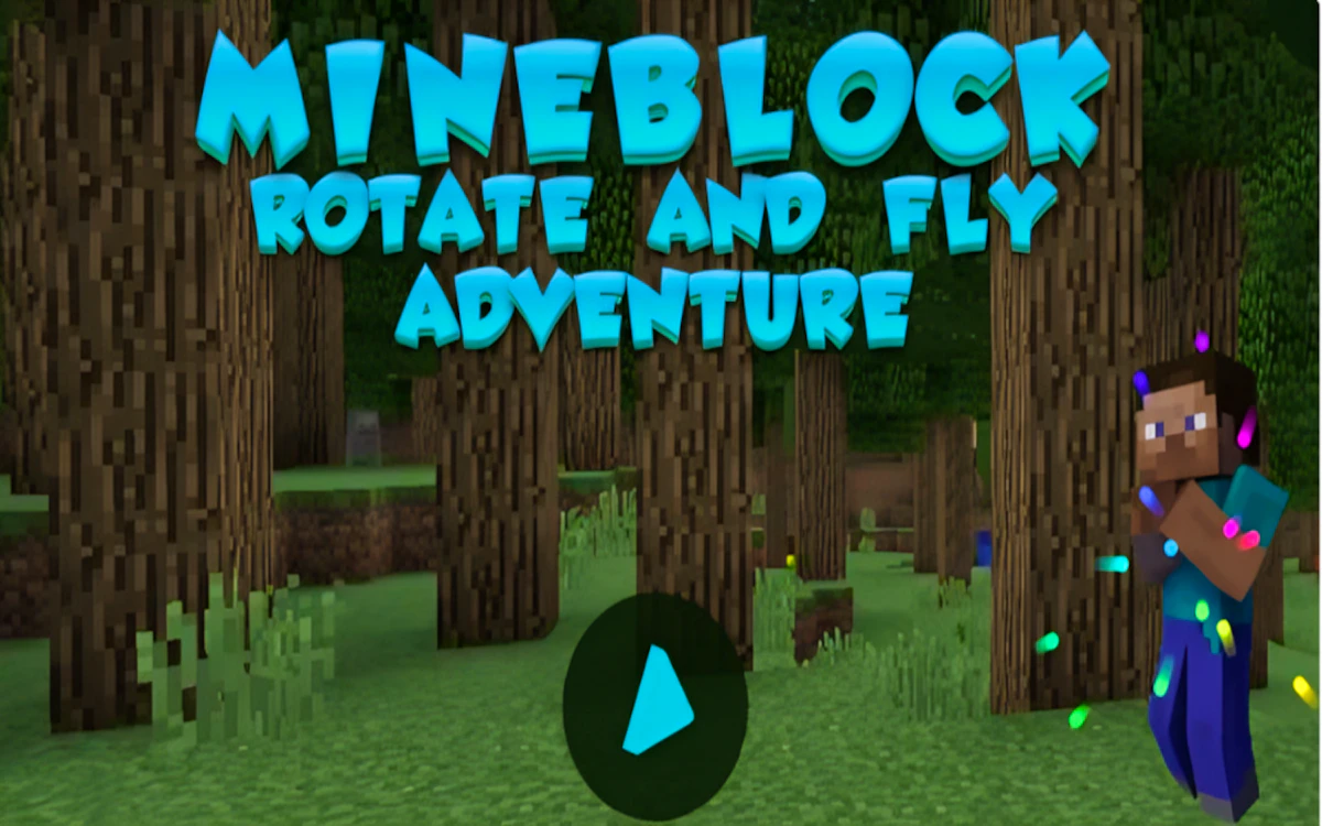 Play Mineblock Rotate and Fly Adventure — free online Hyper Casual game