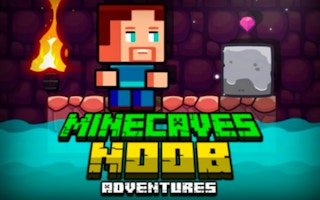 Minecaves Noob Adventures game cover