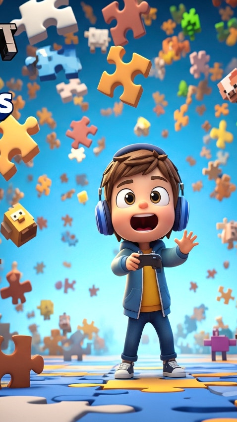 Minecraft Animal Jigsaw Puzzles