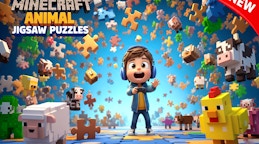 Minecraft Animal Jigsaw Puzzles