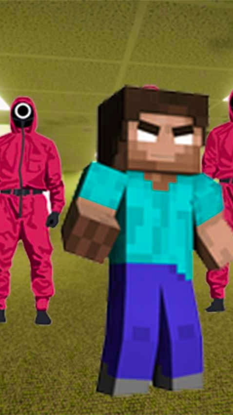Minecraft Backrooms Squid Game Escape