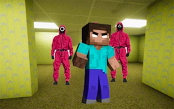 Minecraft Backrooms Squid Game Escape