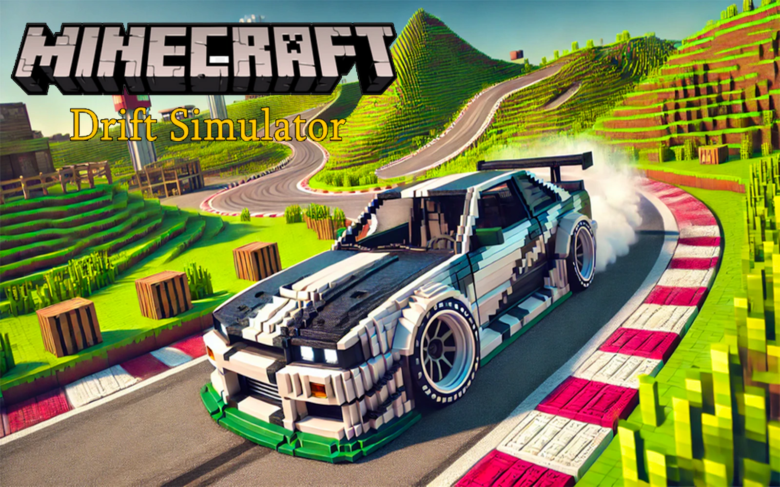 Minecraft Drift Simulator — free online driving game on Glaze Games