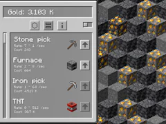 Minecraft Gold Clicker