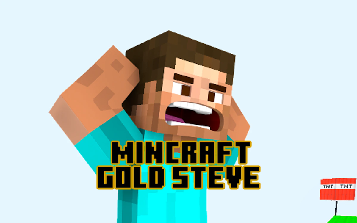 Play Mincraft - Gold Steve — free online Minecraft game
