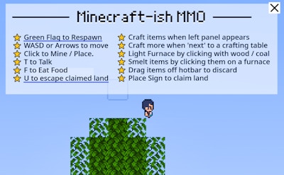 Minecraft-ish MMO game