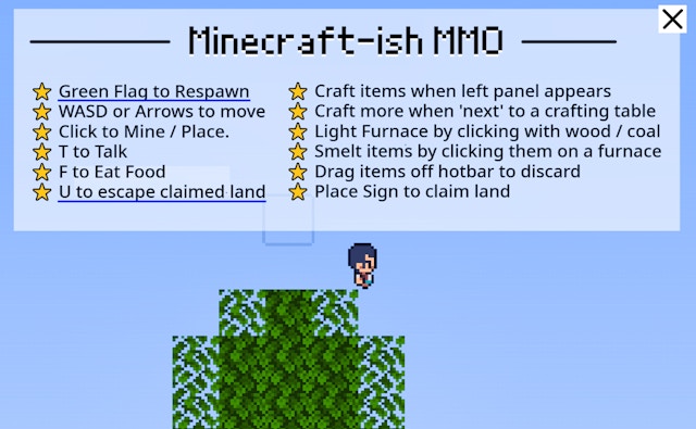 Minecraft Ish Mmo