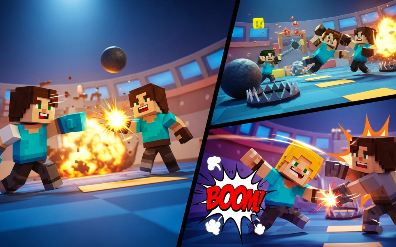 Minecrafts Fighting Combat
