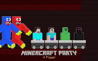 Minercraft Party - 4 Player game cover