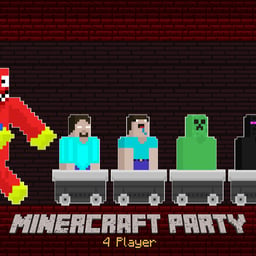 MinerCraft Party - 4 Player Online arcade Games on taptohit.com
