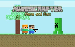 Minescrafter - Steve And Alex game cover