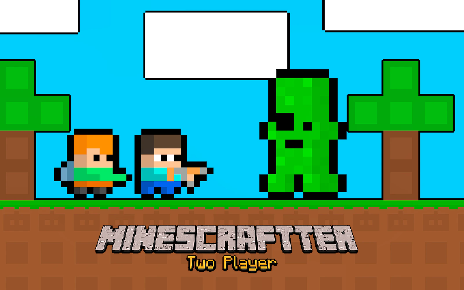 Minescraftter Two Player — free online two player game on Glaze Games