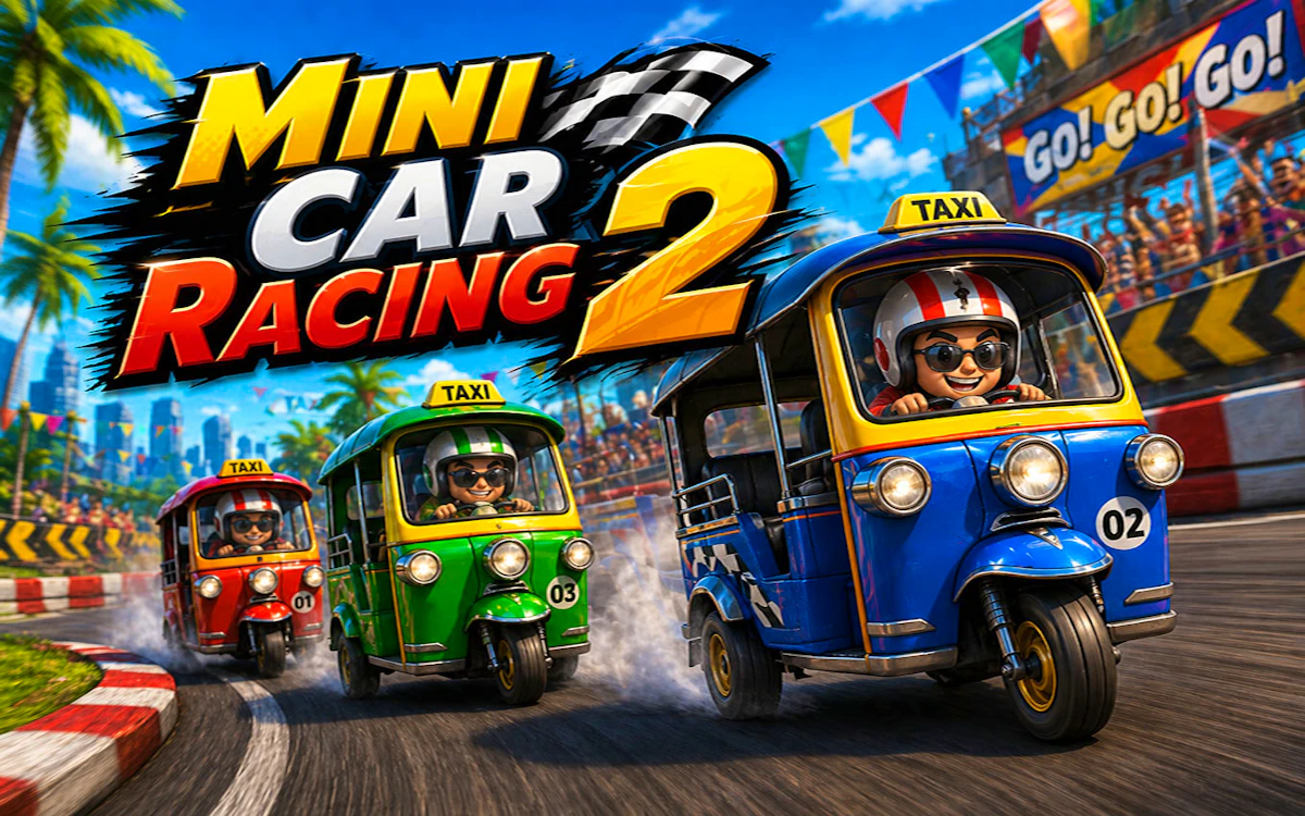 Play Mini Car Racing 2 — free online Racing game