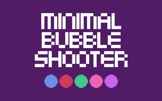 Minimal Bubble Shooter