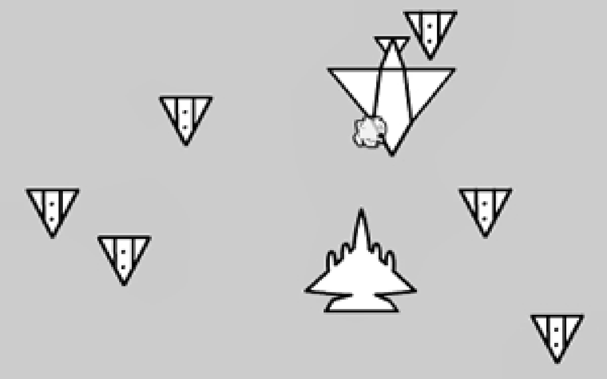 Play Minimalist Air Battle — free online Shooter game