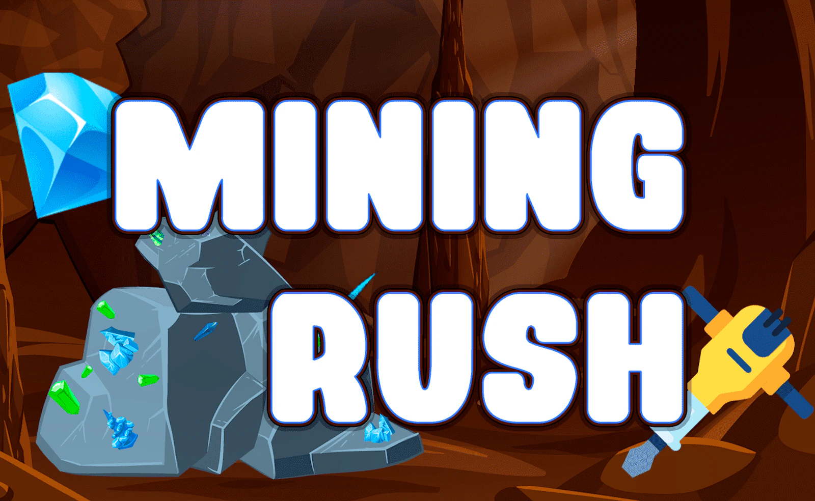 Mining Rush — free online strategy game on Glaze Games