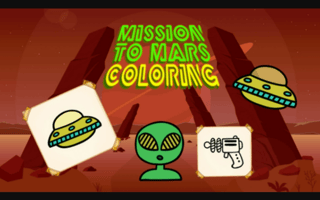 Mission To Mars Coloring game cover