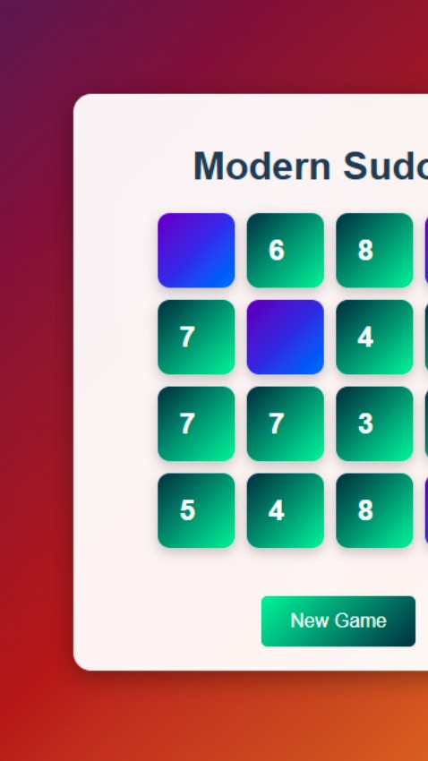 Modern Sudoku