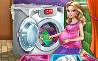 Mommy Washing Clothes game cover