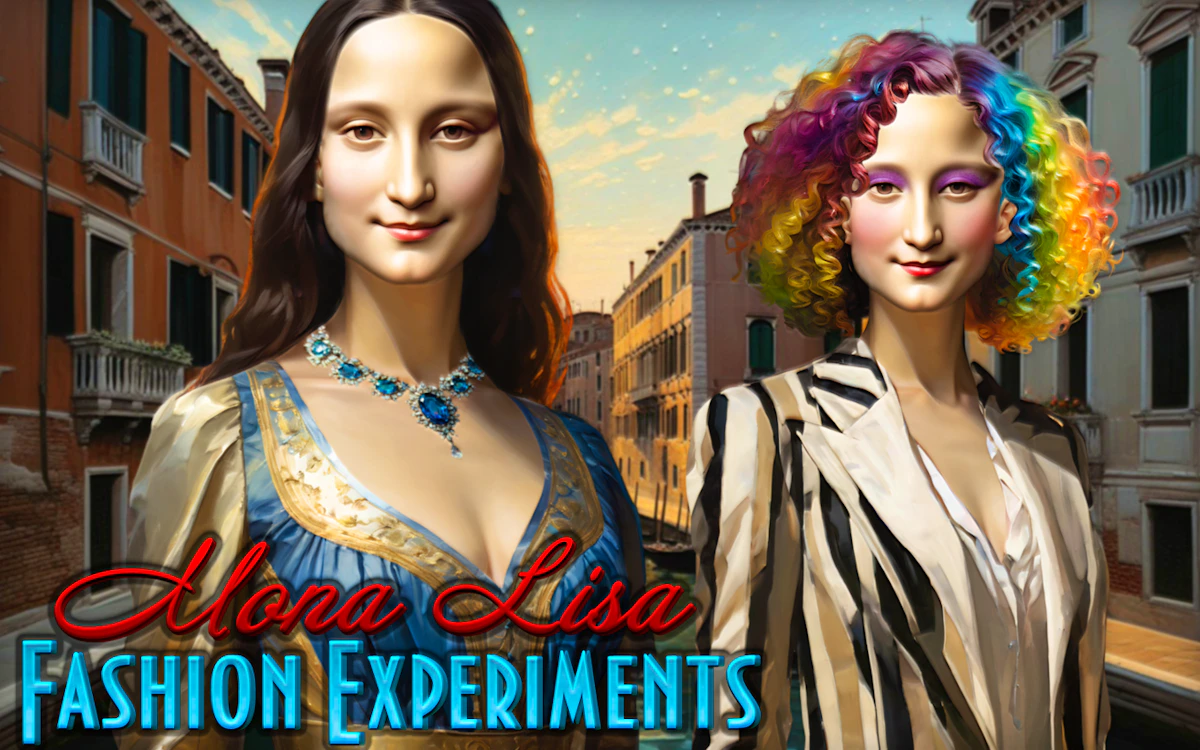 Play Mona Lisa Fashion Experiments — free online Fun game