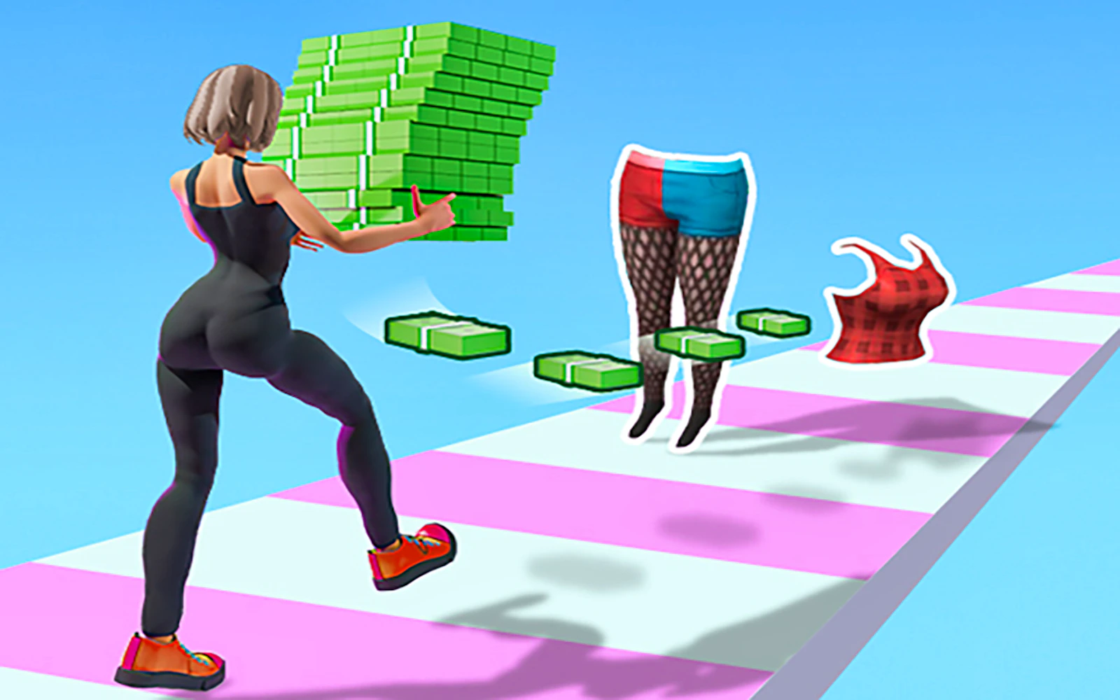 Money Rush 3D — free online arcade game on Glaze Games