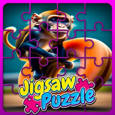 Monkey Jigsaw By Gamepix