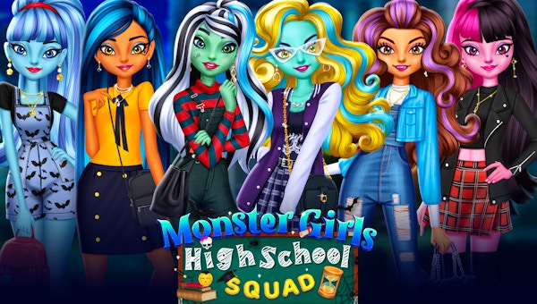 Monster Girls High School Squad 🕹️ Play Now on GamePix