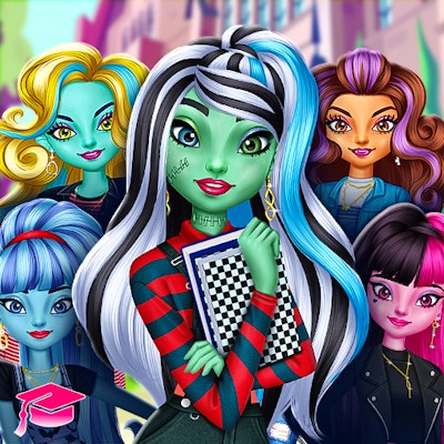 Monster Girls High School Squad By Gamepix
