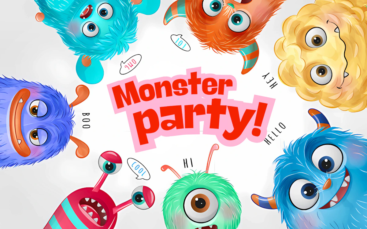 Play Monster Party — free online Brain game