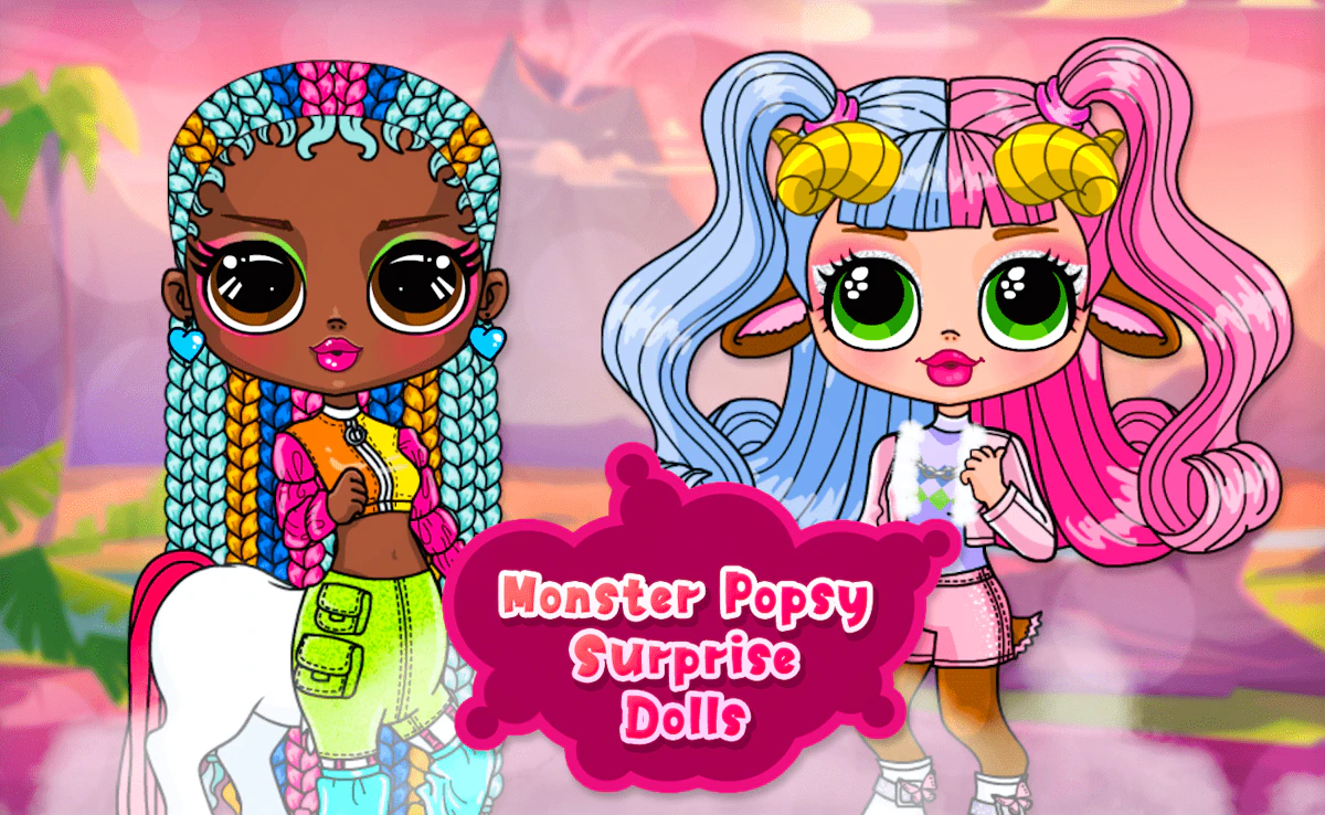 Play Monster Popsy Dolls — free online Kids game