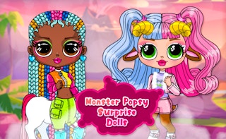 Monster Popsy Dolls game cover