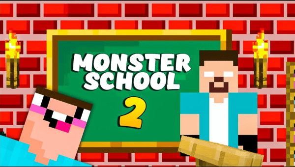 Monster School Challenge 2 🕹️ Play Now on GamePix