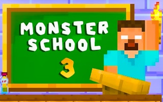 Monster School Challenge 3 game cover