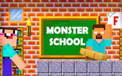 Monster School Challenges — free online game