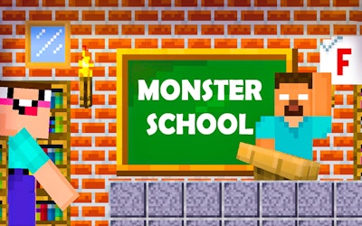 Monster School Challenges game